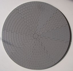 Show details for Pavement circle 8x45°, 3mm Picture of Pavement circle 8x45°, 3mm